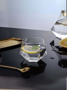 Smokey Cocktail - Prism Water/Juice Glass- (Pack of 6)- Plain