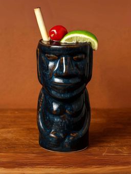 Smokey Cocktail - Tropical Wave Tiki Glass (Pack of 2)