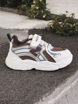 Lil Lollipop - Unisex Sneakers with Velcro - Brown