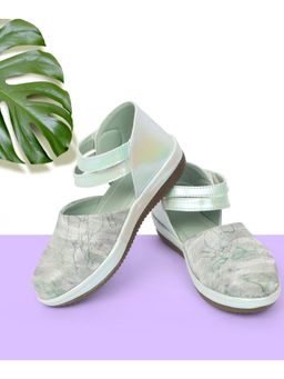 FREEPLAY - Girls Colourblocked Green Sandals