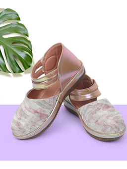 FREEPLAY - Girls Colourblocked Brown Sandals