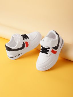 Truffle Collection - Black Velcro Sneakers for Kids