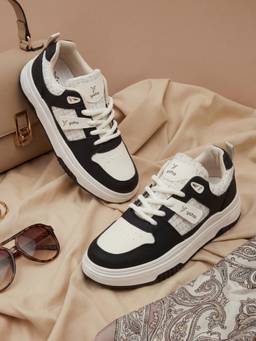 Yoho - Black Pu Pair Of Sneakers