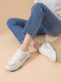 Yoho - Womens Green Urban Dash 0845 Sneakers