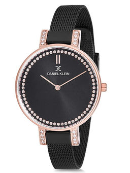 Daniel Klein - Analog Black Dial Women Watch- DK12177-4