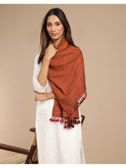 Fabindia - Orange Wool Stole
