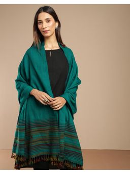 Fabindia - Turquoise Wool Shawl