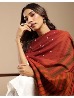 Fabindia - Red Wool Shawl
