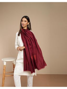 Fabindia - Maroon Wool Stole