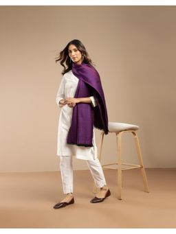 Fabindia - Purple Wool Stole