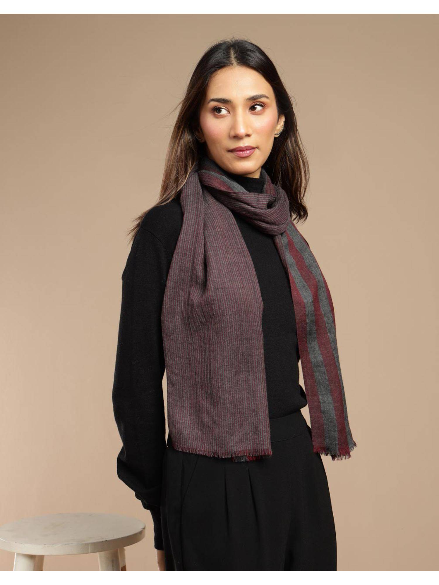 fabindia Multi-Color Wool Muffler-picture-16