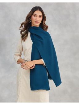 Fabindia - Teal Wool Muffler