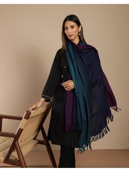 Fabindia - Turquoise Wool Shawl
