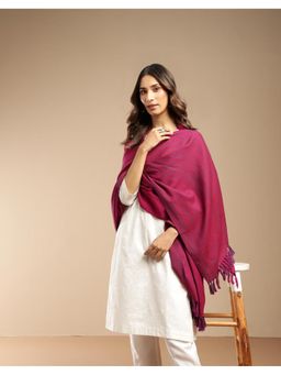 Fabindia - Pink Wool Shawl
