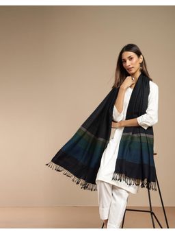 Fabindia - Navy Blue Wool Stole