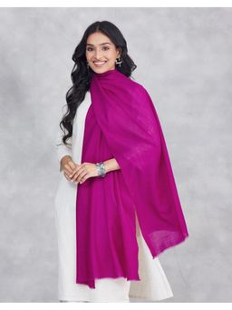 Fabindia - Magenta Cashmere Stole