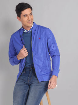 AD By Arvind - Solid Foldable Bomber Jacket