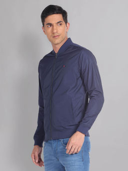 AD By Arvind - Solid Foldable Bomber Jacket