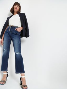 VERO MODA - Women Solid Blue Jeans