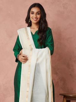 Fabindia - Natural Cotton Silk Blend Dupatta