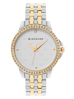 Giordano - Women Silver Dial Round Analog Watch - GD-4209 (M)