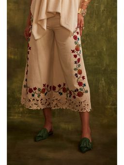 CHANDRIMA - Ivory Embroidered Pants