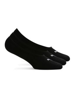 Puma - Footie Unisex Unisex Black Socks (Pack of 3)