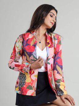 NEOFAA - The Showstopper Womens Abstract Floral Blazer