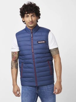 Spykar - MEN'S SLEEVELESS REVERSIBLE JACKET WITH DIY VELCRO BADGES