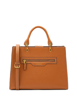 MIRAGGIO - Women Orange Shelby Satchel (L)