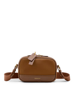 MIRAGGIO - Women Brown Casey Crossbody Bag (M)