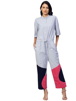 Echke - Jumpsuit With Tie-up Feature