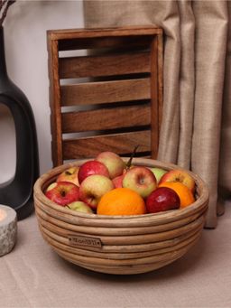 Vanchai - Cane Round Basket