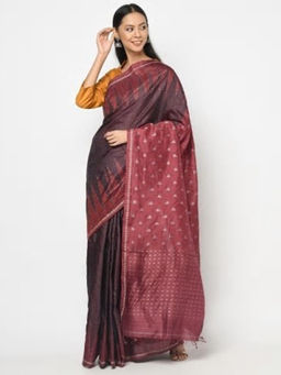 Fabindia - Silk Tussar Ikat Weave Sari