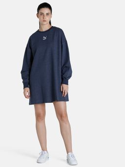 Puma - Classics "denim" Crew Women Blue Dress