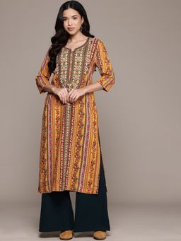 Aarke Ritu Kumar - Yellow Meera Kurta