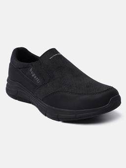 Bugatti - Soa Black Mens Slip-On Sneakers