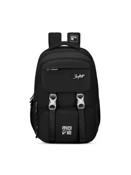 Skybags - Sonic Pro Hot Box 42L School Backpack for Kids with Raincover (Black)