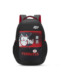 Skybags - Kyro RC 03 Rebel 36L School Backpack for Kids with Raincover (Black)