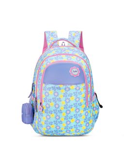 Skybags - Jade 02 Floral 37L Floral Print School Backpack for Kids - Girls (Purple) (8-9 Years)