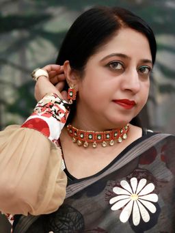 Aatmana - Gold-Plated Kundan-Studded Jewellery Set