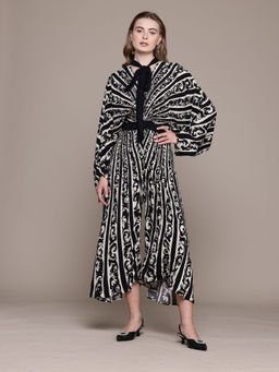 Label Ritu Kumar - Black Arabs Jumpsuit