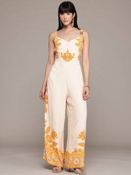 Label Ritu Kumar - Yellow Venezia Jumpsuit