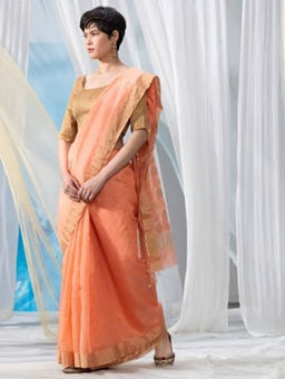 Fabindia - Cotton Silk Woven Chanderi Sari