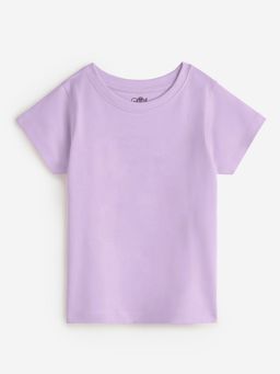 The Souled Store - Lavender Young Girls Cotton T-shirts