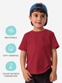 The Souled Store - Red Boys Cotton T-shirts