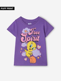 The Souled Store - Official Looney Tunes Free Spirit Girls T-shirts