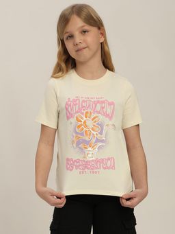 VERO MODA - Girls Smiley World Graphic T-Shirt