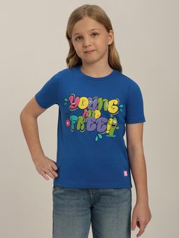 VERO MODA - Girls Graphic Print Cotton T-Shirt
