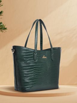 Lavie - Women's Glossy Hailon Large Tote Handbag (L)